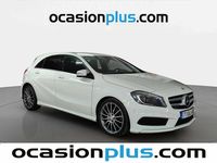 Usado Mercedes A200 AMG line 136 CV (100 kW) 2014 Blanco Berlina