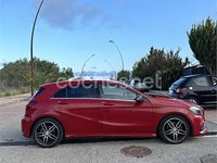 Usado Mercedes A200 AMG line 136 CV (100 kW) 2017 Rojo Berlina