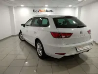 Usado Seat Leon ST Style 110 CV (80 kW) 2017 Blanco Familiar