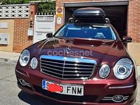 Usado Mercedes E280 Avantgarde 190 CV (139 kW) 2007 Granate Berlina