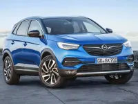 Käytetty Opel Grandland X Selective 120 HP (88 kW) 2018 Valkoinen Katumaasturi