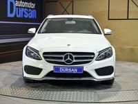 Usado Mercedes C220 Elegance 170 CV (125 kW) 2018 Blanco Familiar