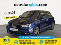 Usado Audi A1 S-Line 90 CV (66 kW) 2016 Azul Utilitario