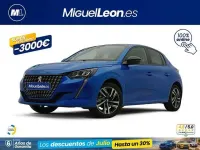 Usado Peugeot 208 Allure 102 CV (75 kW) 2023 Azul Utilitario