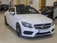 Używany Mercedes C220 170 KM (125 kW) 2017 Biały Coupe