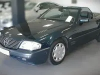 Usado Mercedes SL320 231 CV (169 kW) 1996 Negro Descapotable