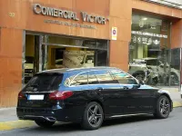 Usado Mercedes C200 160 CV (117 kW) 2019 Negro Familiar