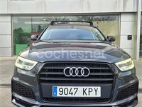 Usado Audi Q3 S-Line 150 CV (110 kW) 2018 Negro SUV