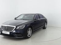 Usado Mercedes S560 AMG line 476 CV (350 kW) 2021 Azul cavansita Berlina