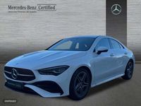 Usado Mercedes CLA200 AMG line 150 CV (110 kW) 2024 Blanco Coupe