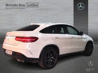 Usado Mercedes GLE350 AMG line 272 CV (200 kW) 2018 Blanco polar Coupe