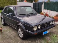 Usado VW Golf Cabriolet 112 CV (82 kW) 1987 Azul Descapotable