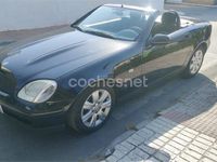 Usado Mercedes SLK200 136 CV (100 kW) 1999 Negro Descapotable