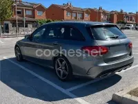 Usado Mercedes C200 150 CV (110 kW) 2017 Gris / plata Familiar