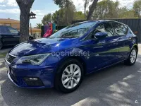 Usado Seat Leon Style 110 CV (80 kW) 2017 Azul Berlina