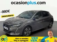 Usado Peugeot 208 Allure 102 CV (75 kW) 2022 Gris Utilitario