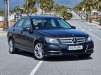 Usado Mercedes C220 Avantgarde 170 CV (125 kW) 2013 Negro Berlina