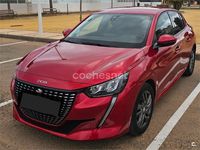 Usado Peugeot 208 Style 100 CV (73 kW) 2021 Granate Utilitario