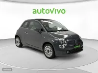 Usado Fiat 500C Lounge 69 CV (50 kW) 2019 Gris Descapotable