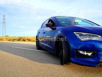 Usado Seat Leon FR 122 CV (89 kW) 2014 Azul Berlina