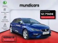Usado Seat Leon SC FR 150 CV (110 kW) 2018 Azul Utilitario