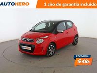 Usado Citroën C1 PureTech 83 CV (61 kW) 2018 Rojo Utilitario