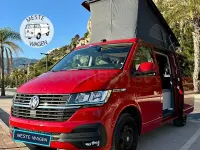 Usado VW California Beach 150 CV (110 kW) 2021 Rojo Van
