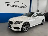 Usado Mercedes C220 AMG 170 CV (125 kW) 2015 Blanco Familiar