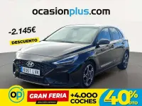 Usado Hyundai i30 N Line 120 CV (88 kW) 2021 Negro Utilitario
