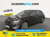 Usado Peugeot 308 Active 130 CV (95 kW) 2024 Negro Berlina