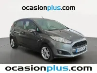 Usado Ford Fiesta Trend 82 CV (60 kW) 2017 Gris Utilitario