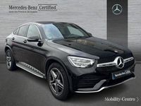 Usado Mercedes GLC220 AMG line 194 CV (142 kW) 2021 Pintura unicolor negra Coupe