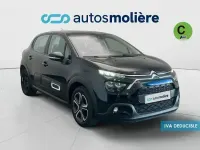 Usado Citroën C3 PureTech 83 CV (61 kW) 2024 Negro Berlina
