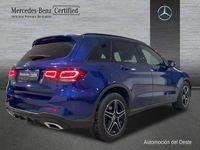 Usado Mercedes GLC200 AMG line 163 CV (119 kW) 2020 Azul brillante SUV
