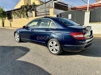 Usado Mercedes C200 Avantgarde 136 CV (100 kW) 2010 Azul Berlina