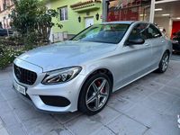 Usado Mercedes C220 AMG line 170 HP (125 kW) 2016 Cinzento Sedan