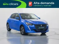 Usado Peugeot 208 Allure 100 CV (73 kW) 2019 Azul Utilitario