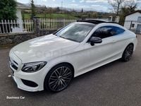 Usado Mercedes C300 AMG line 245 CV (180 kW) 2016 Blanco Coupe