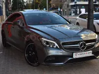 Usado Mercedes CLS63 AMG 557 CV (409 kW) 2016 Gris / plata Coupe