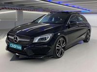 Usado Mercedes CLA200 Shooting Brake AMG line 136 CV (100 kW) 2016 Negro Familiar