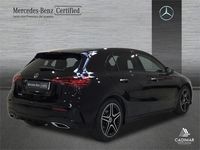 Usado Mercedes A180 AMG line 136 CV (100 kW) 2024 Negro Berlina