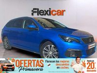 Usado Peugeot 308 SW Allure 131 CV (96 kW) 2020 Azul Familiar