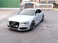Usado Audi A5 Sportback S-Line 177 CV (130 kW) 2014 Gris / plata Utilitario
