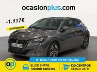Usado Peugeot 208 Allure 102 CV (75 kW) 2021 Gris Utilitario