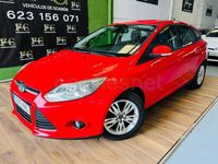 Usado Ford Focus Trend 95 CV (69 kW) 2012 Rojo Berlina