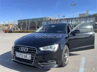 Usado Audi A3 122 CV (89 kW) 2014 Negro Berlina