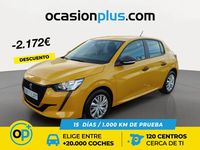 Usado Peugeot 208 75 CV (55 kW) 2022 Amarillo Utilitario