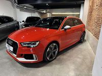 Usado Audi RS3 Sportback Exclusive 400 CV (294 kW) 2017 Rojo Utilitario