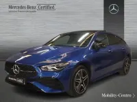 Usado Mercedes CLA250e AMG line 163 CV (119 kW) 2024 Azul denim metalizado Coupe