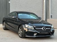 Usado Mercedes C220 AMG line 170 CV (125 kW) 2016 Negro Coupe